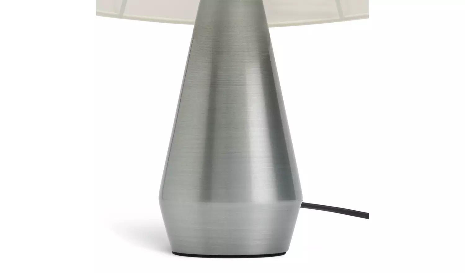Habitat Maya Pair of Touch Table Lamps - Silver & Cream