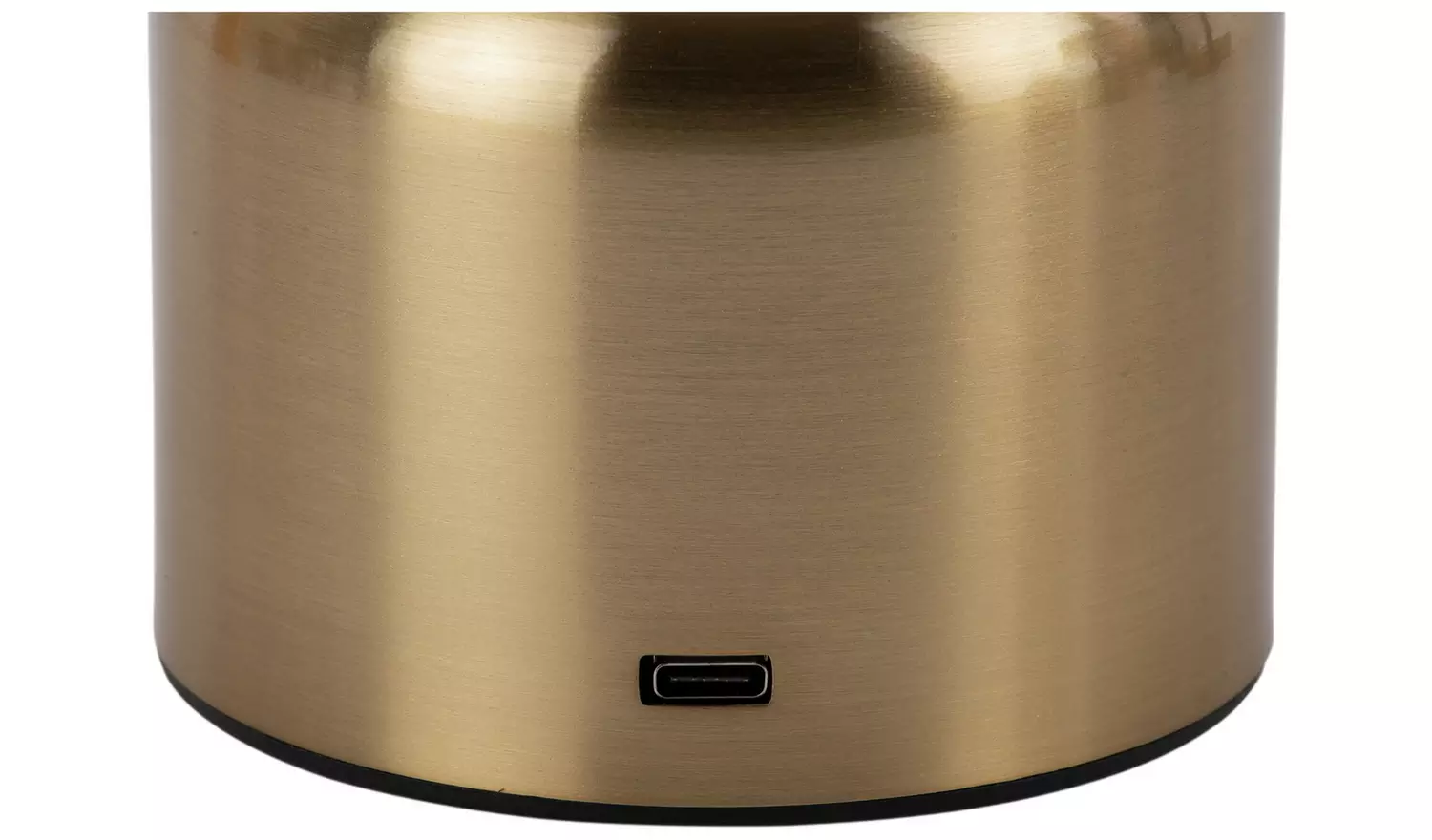 Present Time Impetu Portable Touch Table Lamp - Brushed Gold