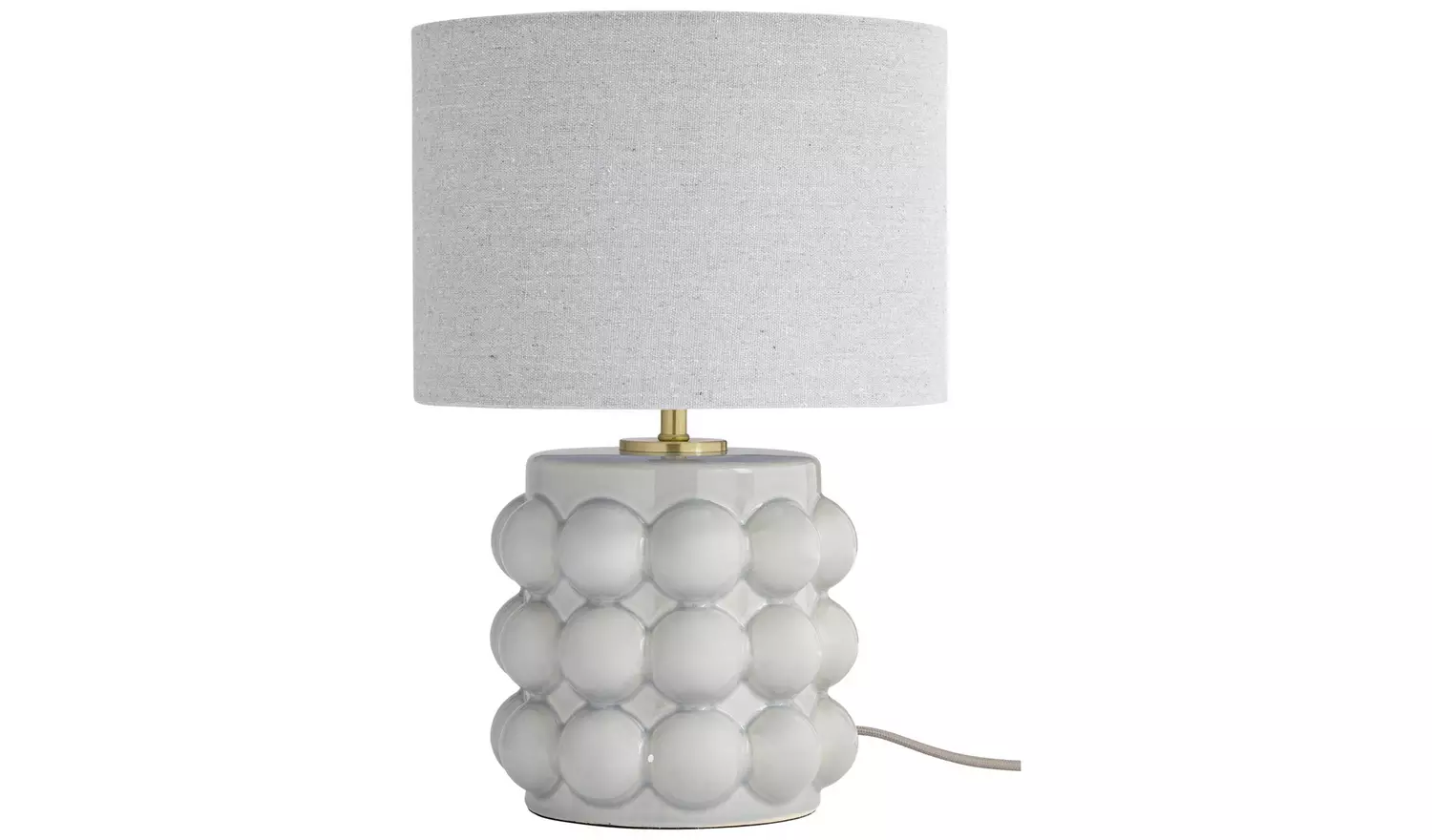 Habitat Bobble Table Lamp - Grey