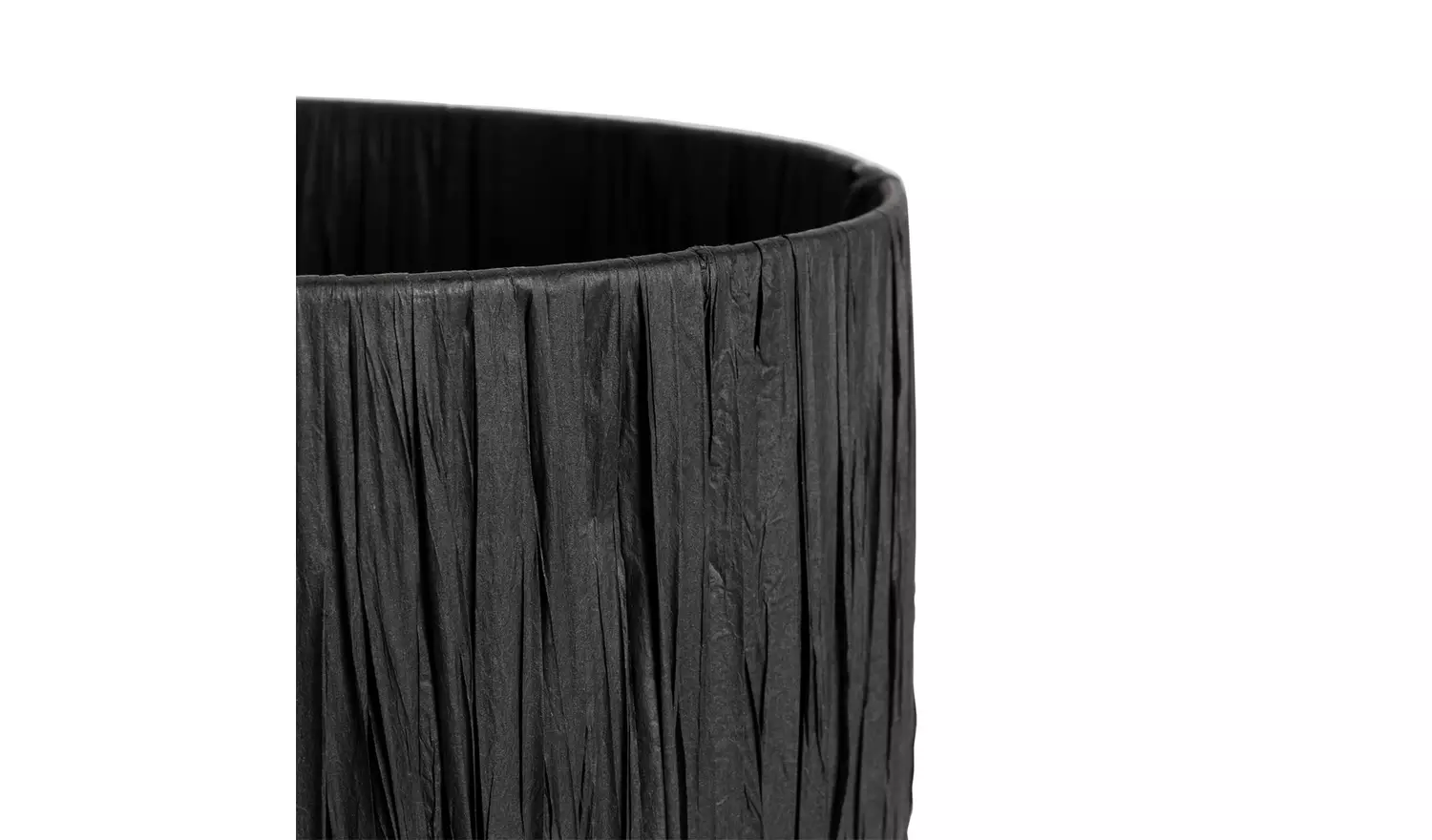 Habitat Salto Raffia 3 Tier Table Lamp - Black