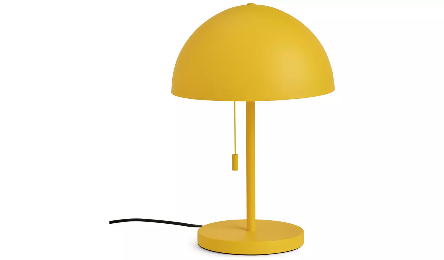 Habitat Mushroom 40cm Metal Table Lamp - Yellow