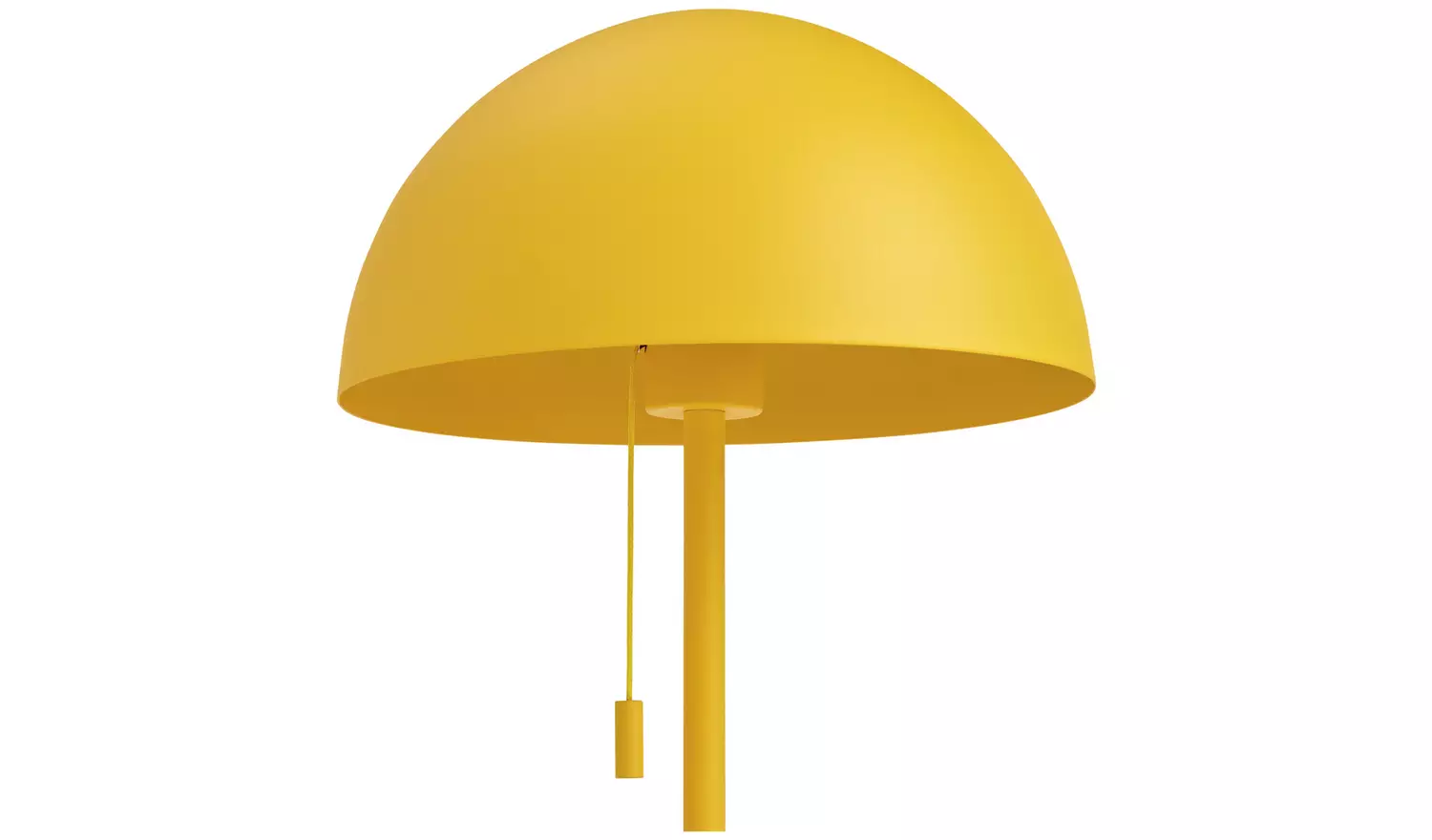 Habitat Mushroom 40cm Metal Table Lamp - Yellow