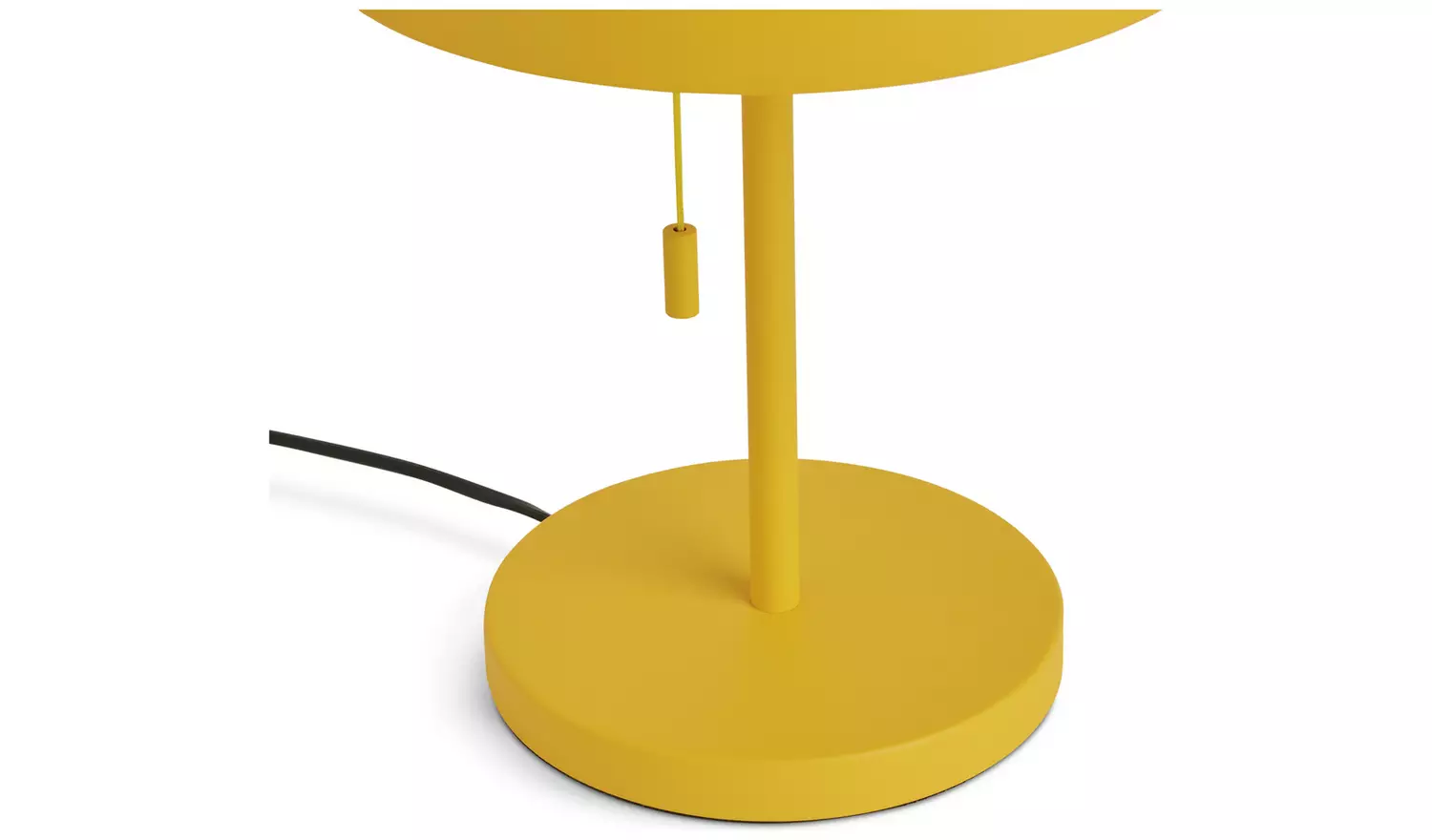Habitat Mushroom 40cm Metal Table Lamp - Yellow