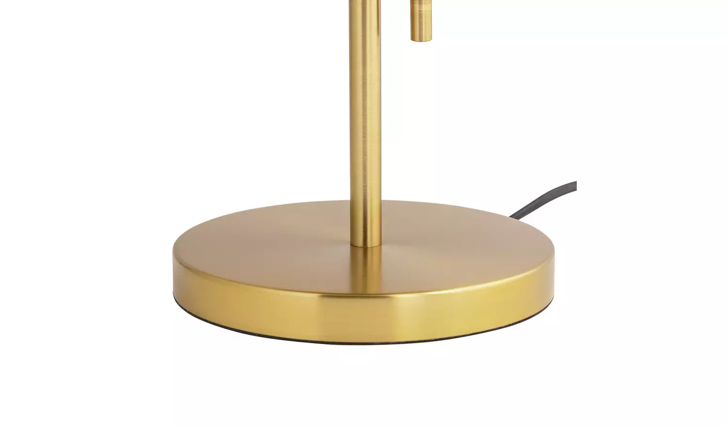 Habitat Mushroom 40cm Metal Table Lamp - Brushed Brass