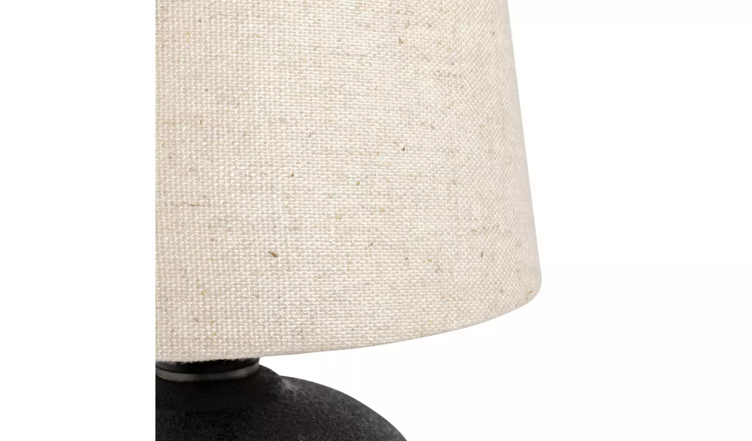 Habitat Mini Ashi Ceramic Table Lamp - Black