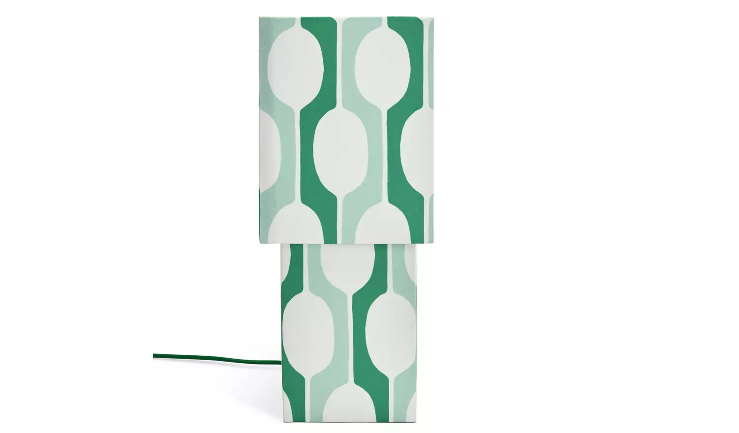 Habitat x Scion Large Billow Fabric Table Lamp - Green