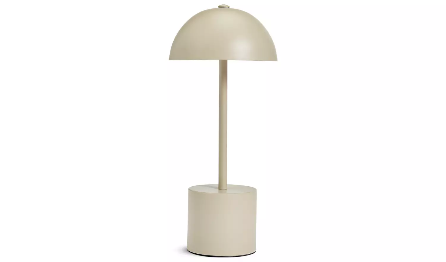 Habitat Rechargeable Mushroom LED Table Lamp - Taupe