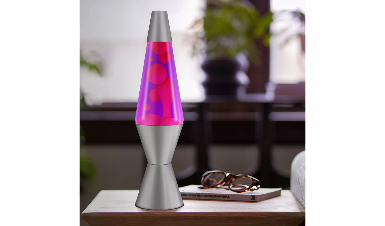Lava 14.5in Fuchsia Mirage Lamp - Pink & Violet