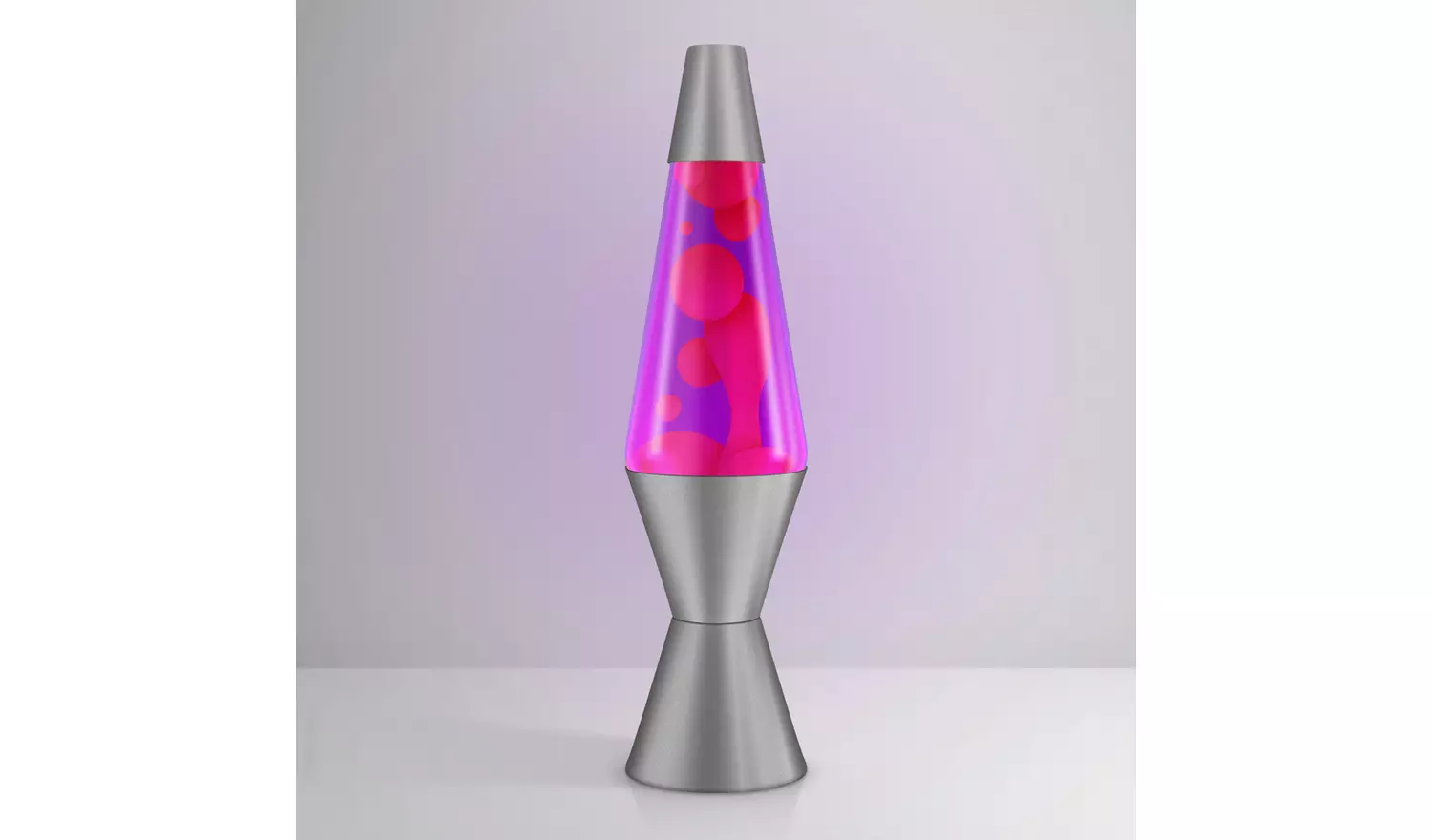 Lava 14.5in Fuchsia Mirage Lamp - Pink & Violet