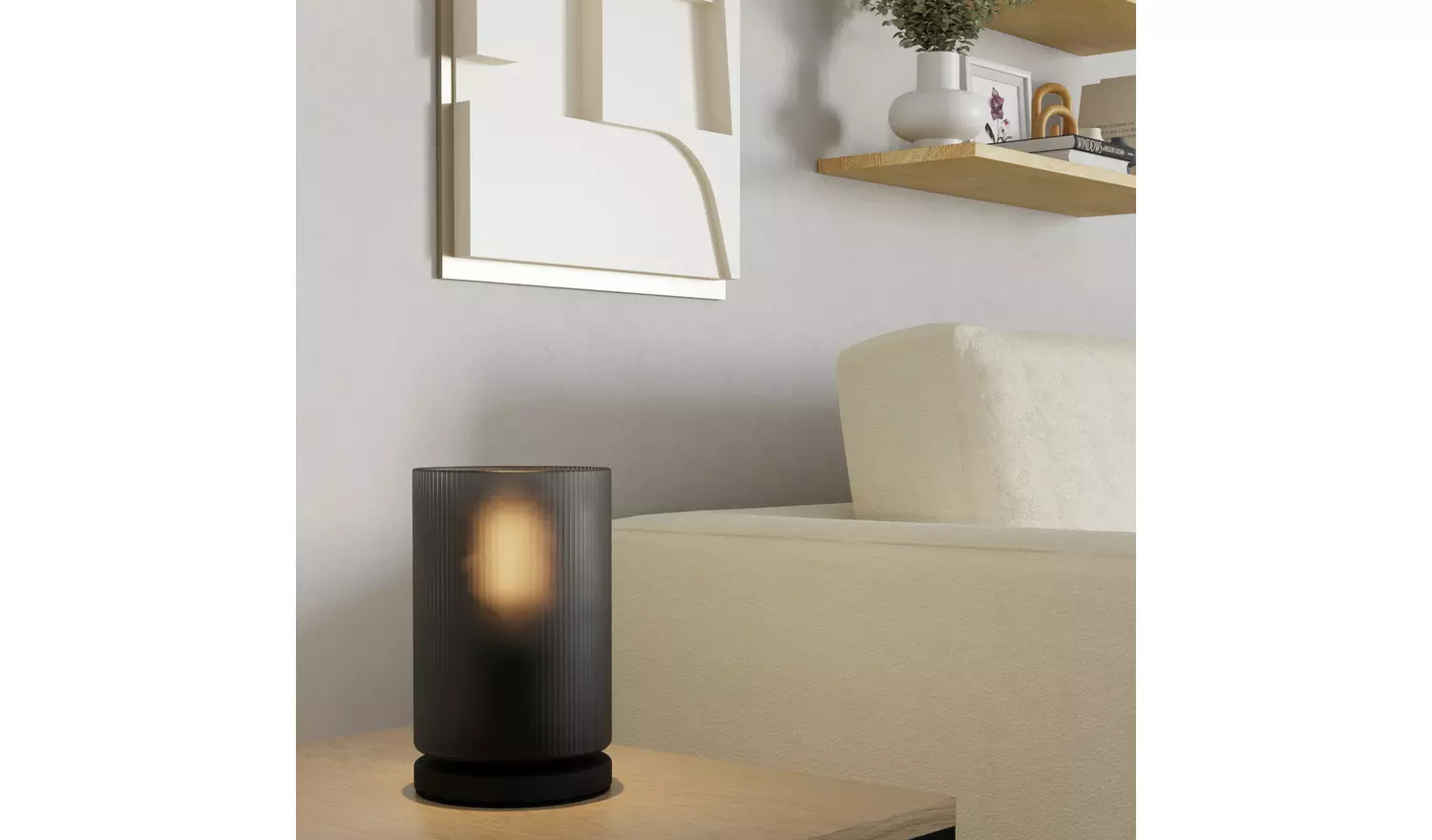 EGLO Colomera Steel Table Lamp - Black & grey