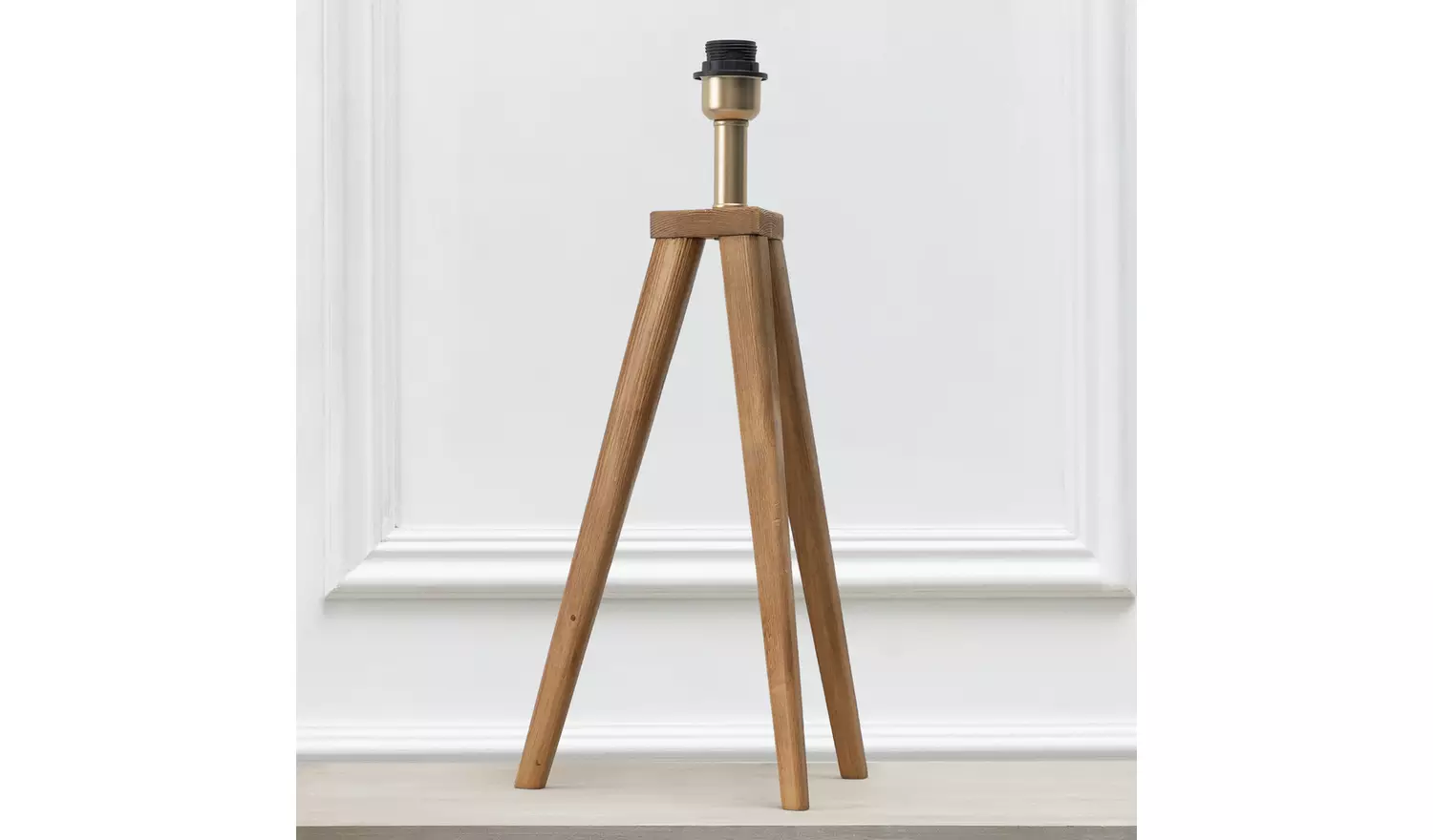 Voyage Maison Aratus Wooden Table Lamp Base Only - Brown