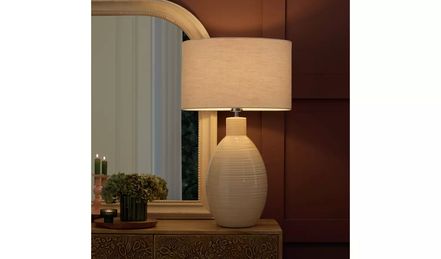 Voyage Maison Epona Ceramic Table Lamp Base Only - Cream