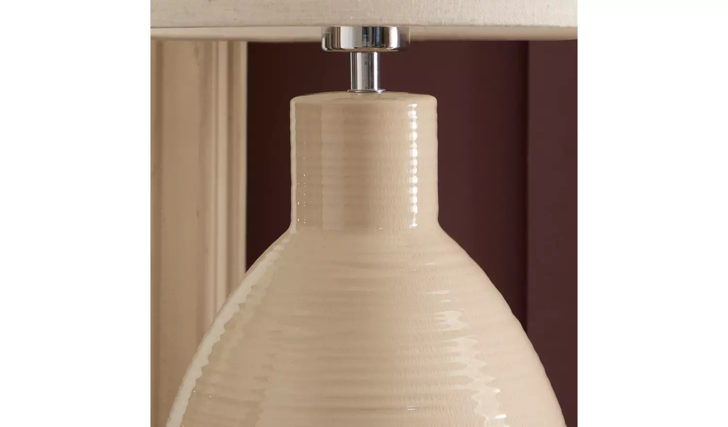 Voyage Maison Epona Ceramic Table Lamp Base Only - Cream
