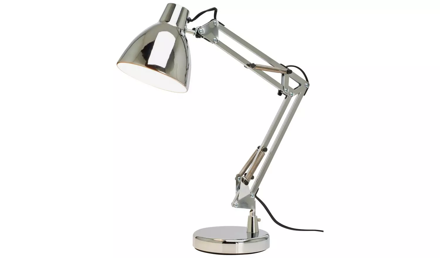 Argos Home Task Table Lamp - Chrome
