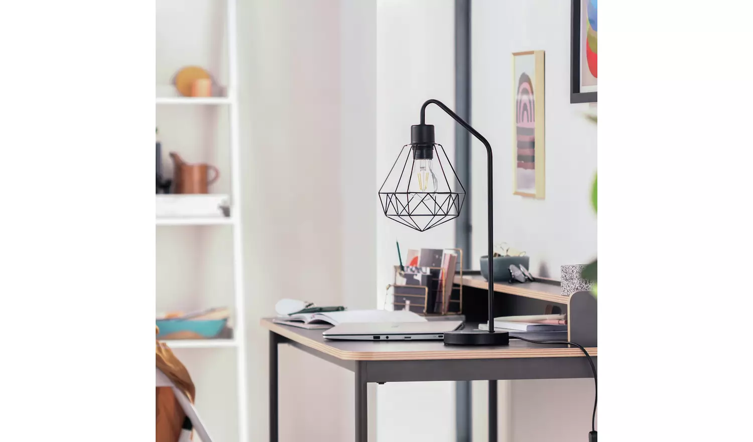 Argos Home Kanso Stick Table Lamp - Black