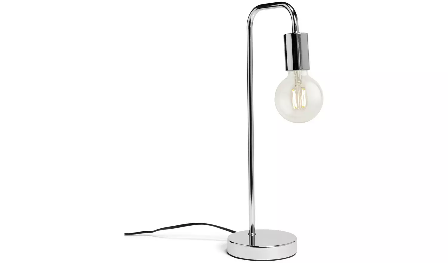 Habitat Rayner Table Lamp - Chrome