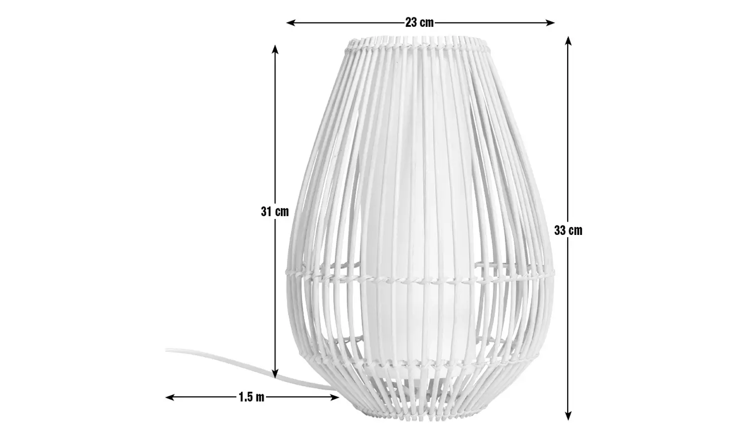 Argos Home Sirit Table Lamp - Natural