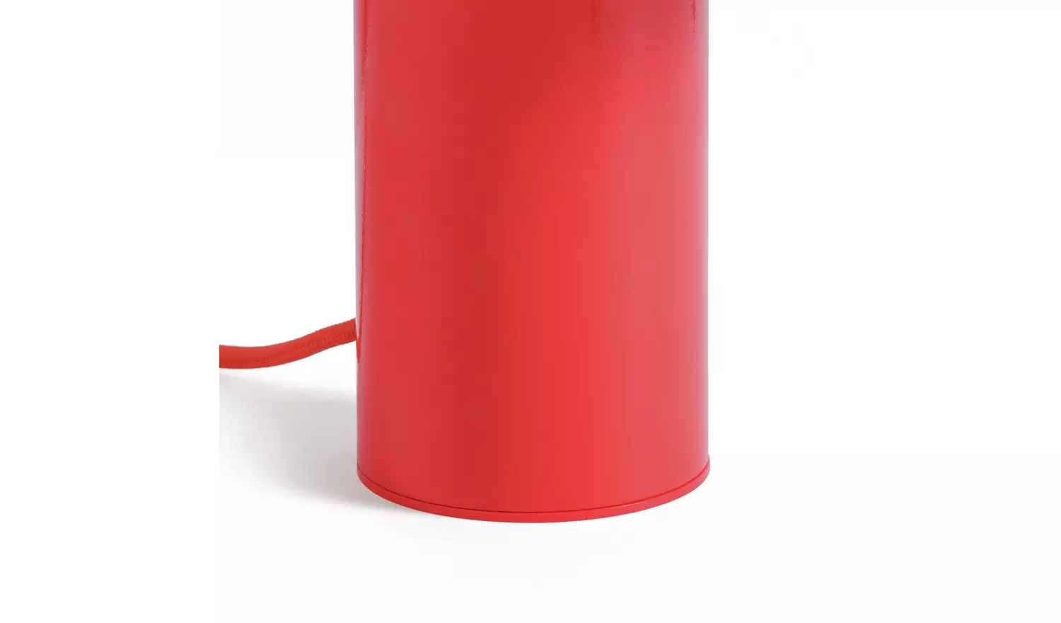 Habitat Ngami Mushroom Aluminium LED Touch Table Lamp-Orange