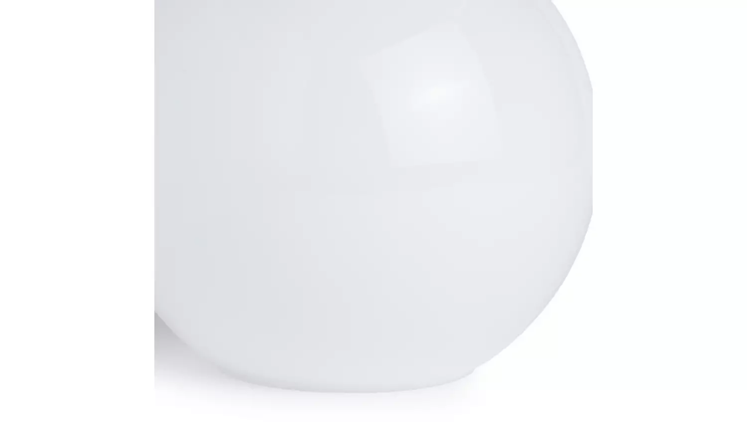 Habitat Caliban Globe Table Lamp - White