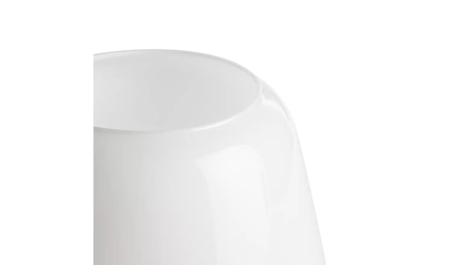 Habitat Lucetta Glass Table Lamp - White