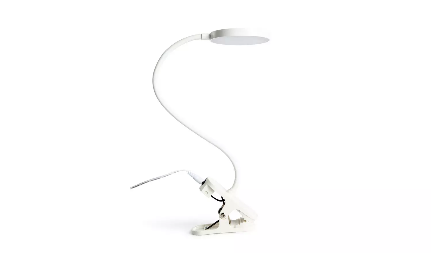 Habitat Mopsa Clip Lamp - White