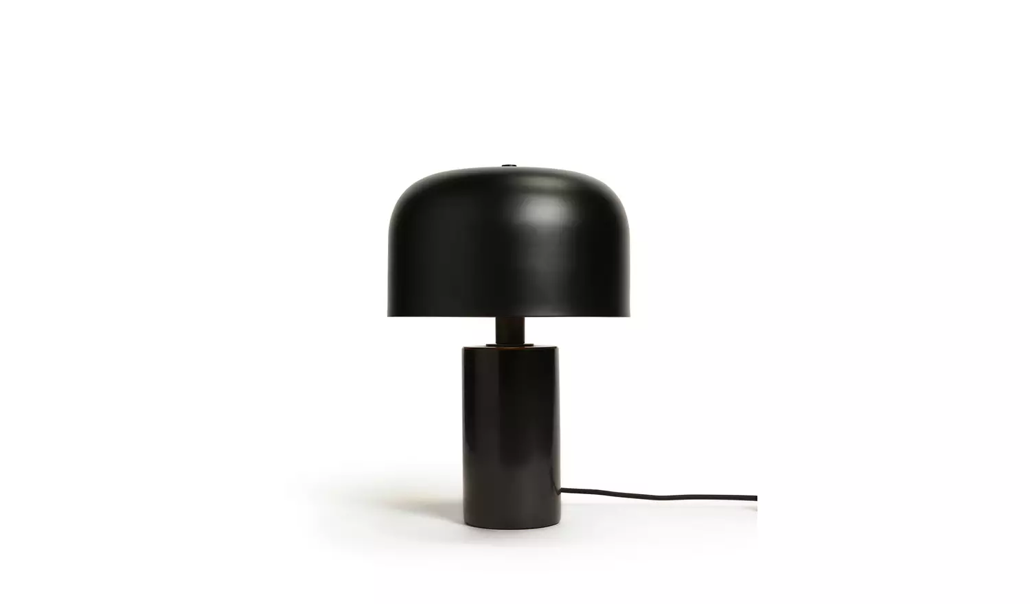 Habitat Marble Table Lamp - Black
