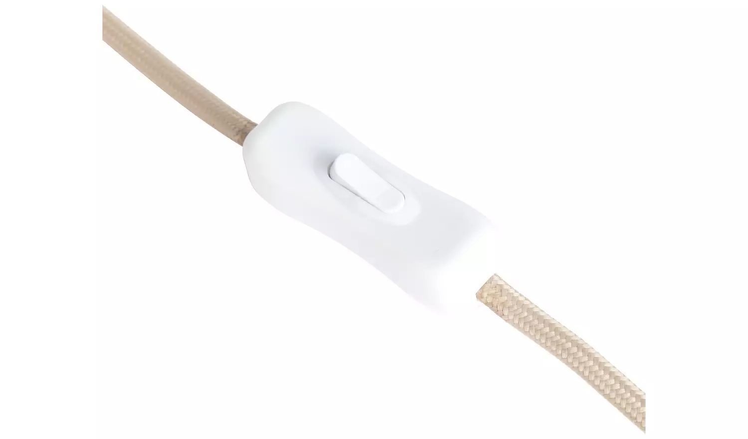 Habitat Conical Ceramic Table Lamp - Olive & Beige