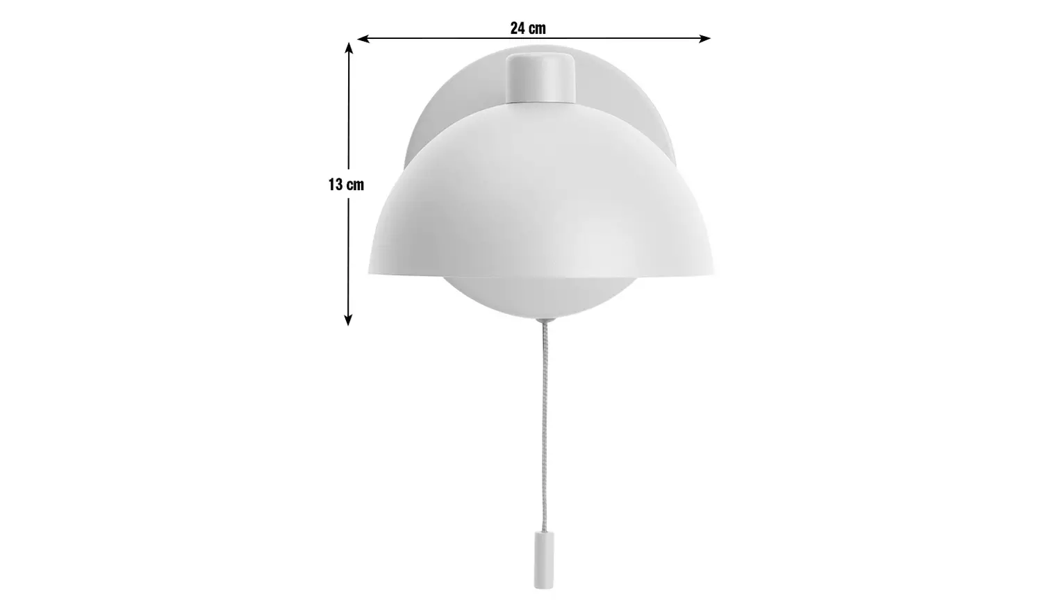 Habitat Mushroom Steel Wall Light - Green