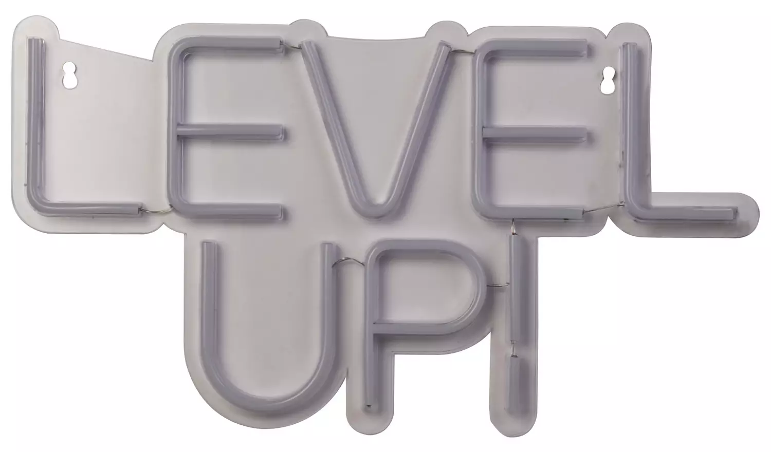 Searchlight Gaming Level Up Neon Effect LED Wall Light-Blue