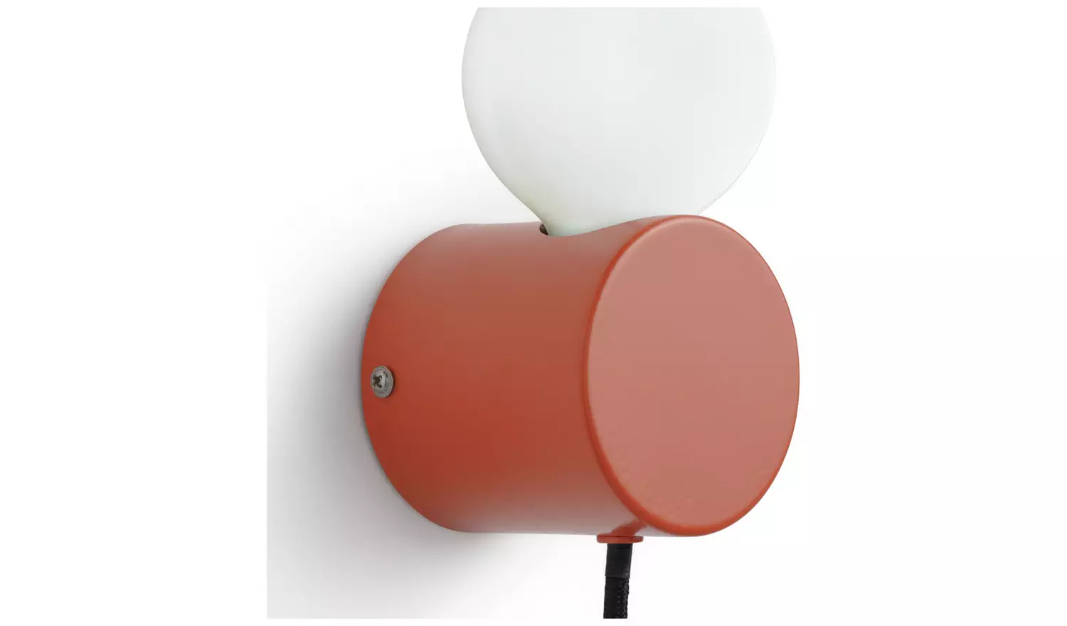 Habitat Banquo Plug In Wall Light - Orange