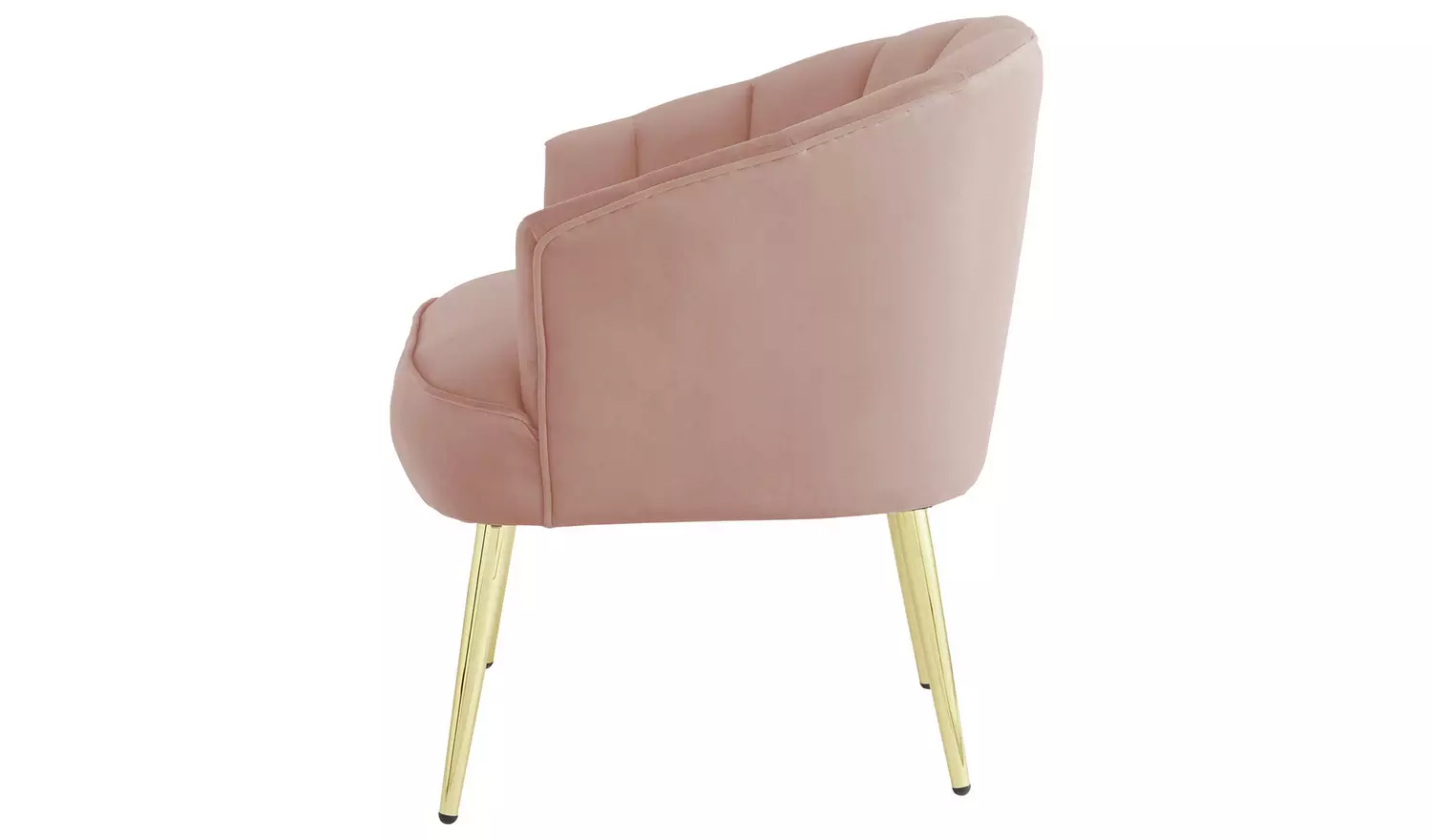 GFW Pettine Fabric Accent Chair - Blush Pink
