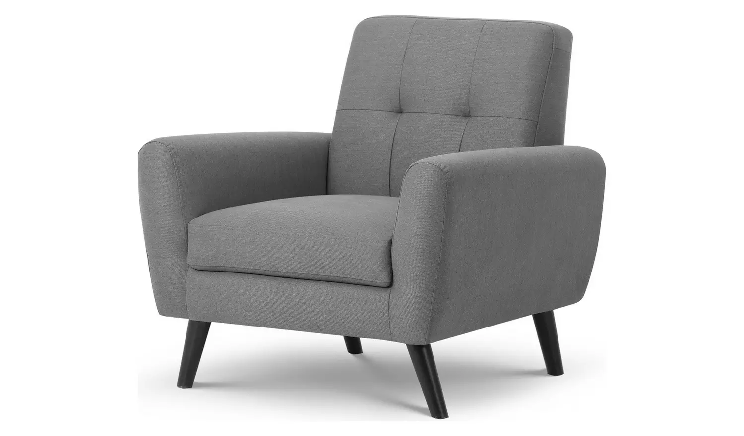 Julian Bowen Monza Fabric Armchair - Grey