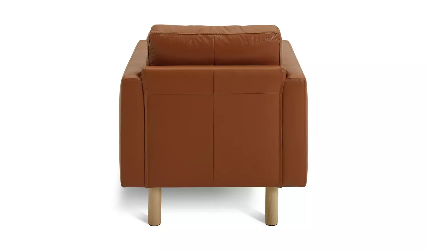 Habitat Newell Leather Armchair - Tan
