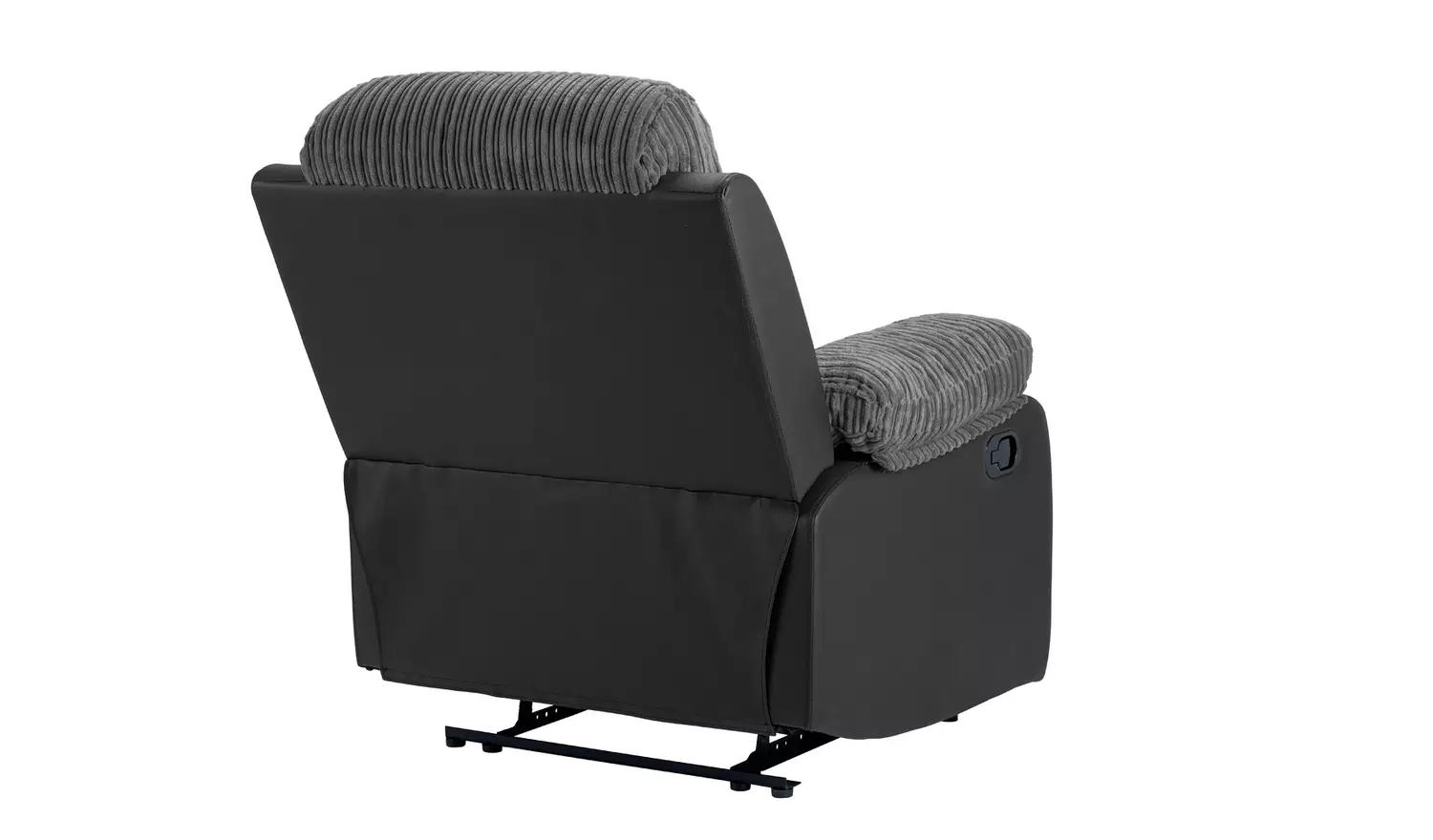 Argos Home Bradley Fabric Manual Recliner Chair - Charcoal