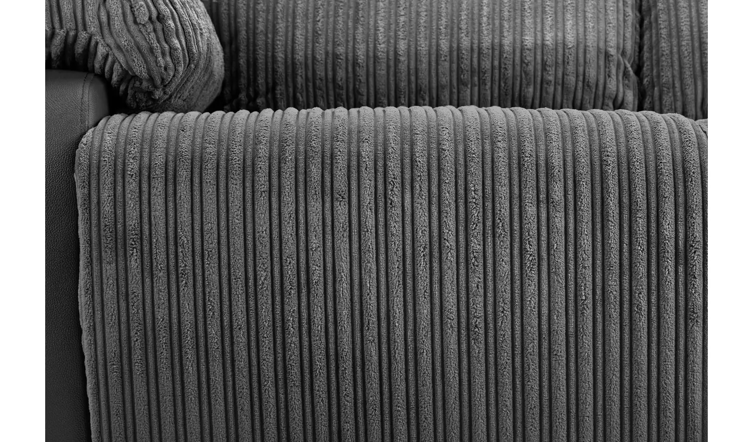 Argos Home Bradley Fabric Manual Recliner Chair - Charcoal