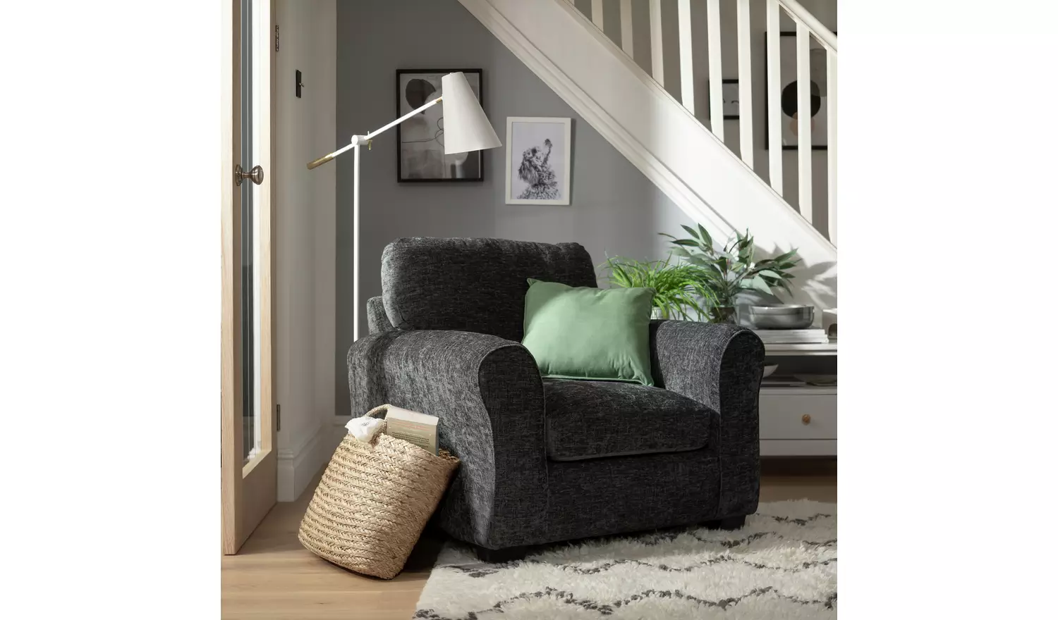 Argos Home Taylor Fabric Armchair - Mink