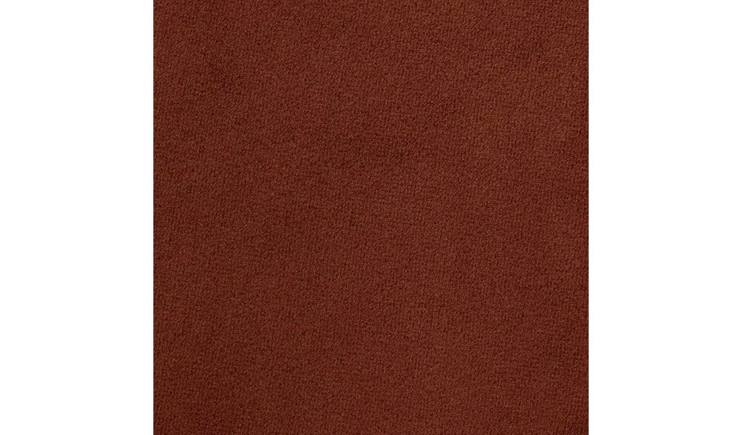 Habitat Nellie Velvet Chair - Rust Orange