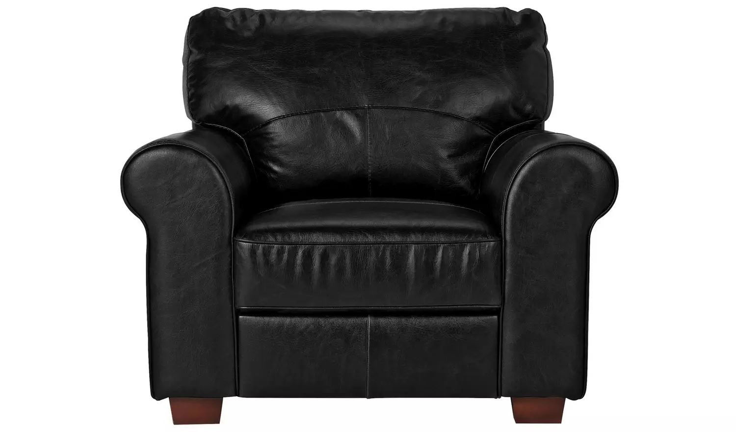 Argos Home Salisbury Leather Armchair - Black