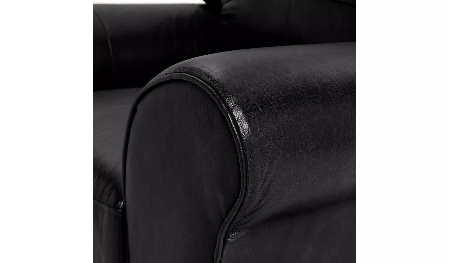 Argos Home Salisbury Leather Armchair - Black