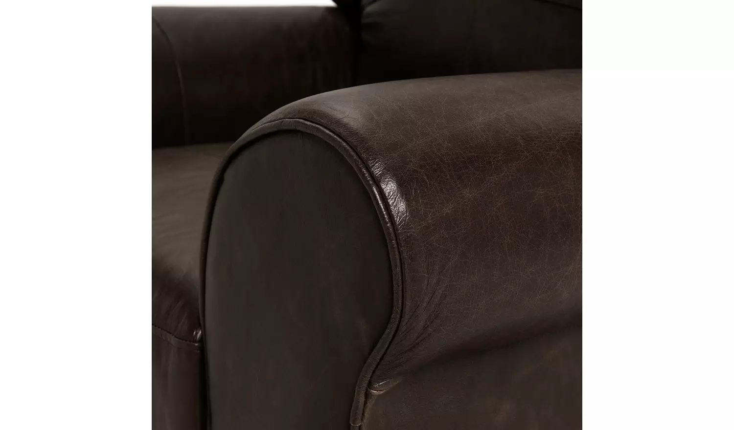Argos Home Salisbury Leather Armchair - Chocolate