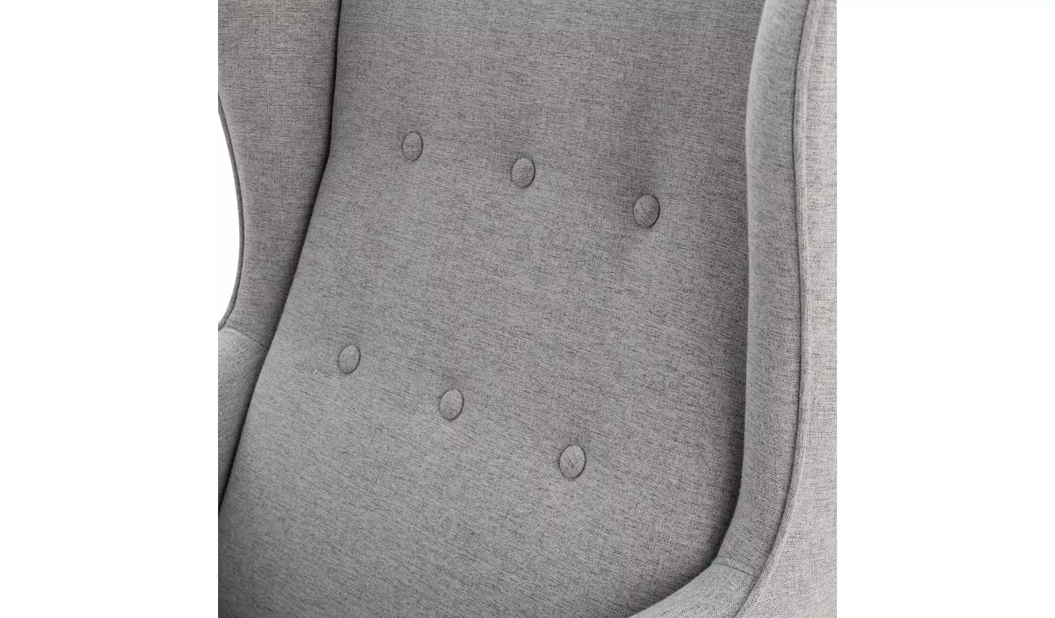 Habitat Callie Fabric Rocking Chair - Light Grey