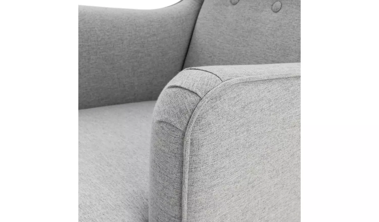 Habitat Callie Fabric Rocking Chair - Light Grey