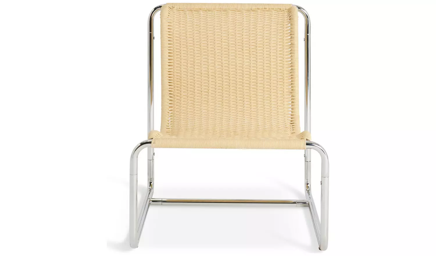 Habitat Ronan Chair & Footstool - Natural