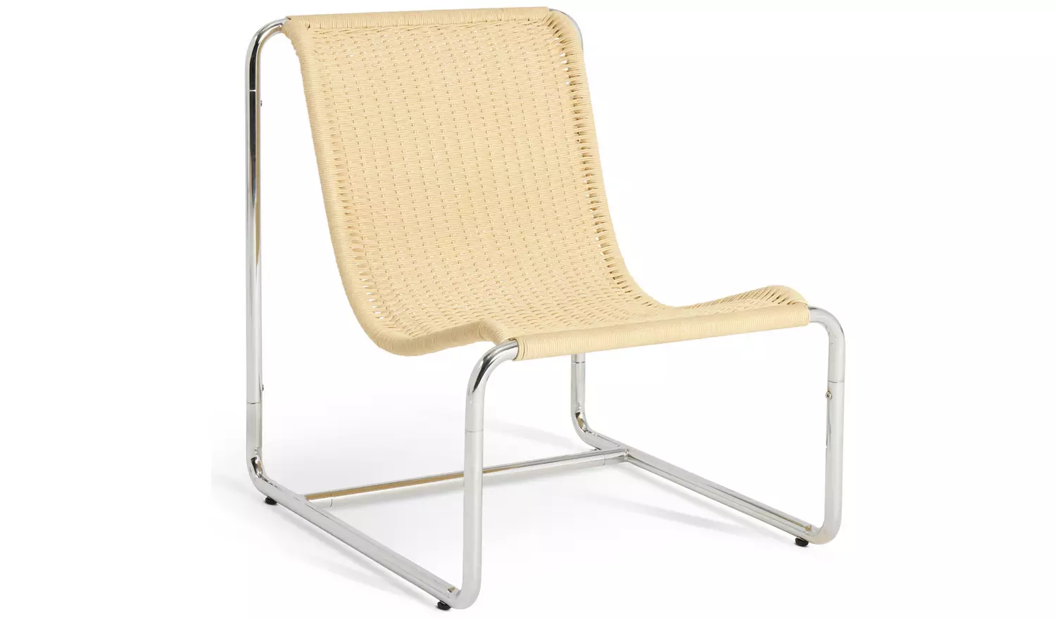 Habitat Ronan Chair & Footstool - Natural