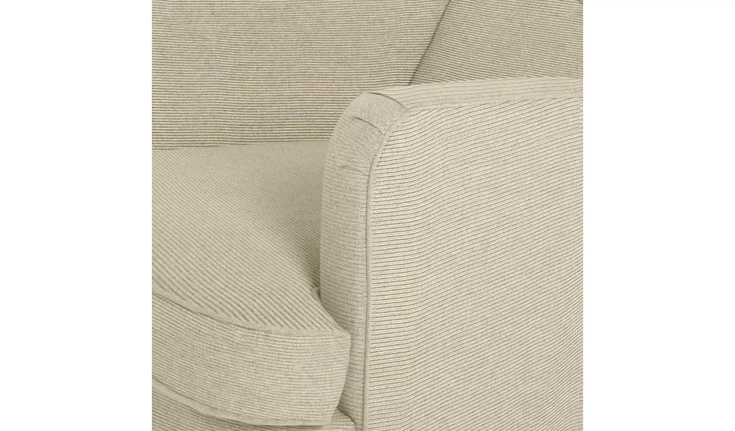 Habitat Callie Fabric Wingback Chair - Latte