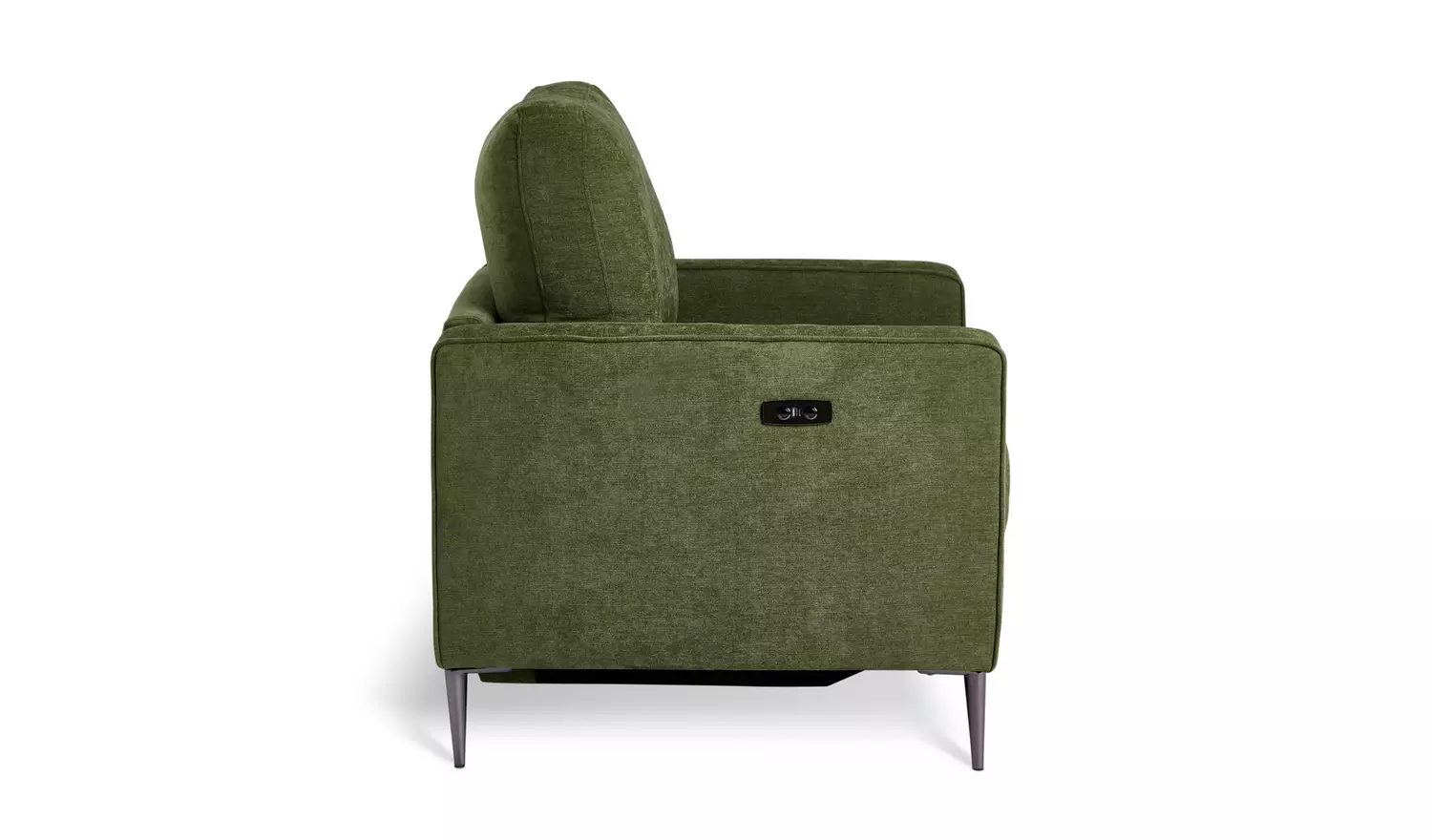 Habitat Kendric Fabric Recliner Armchair - Green