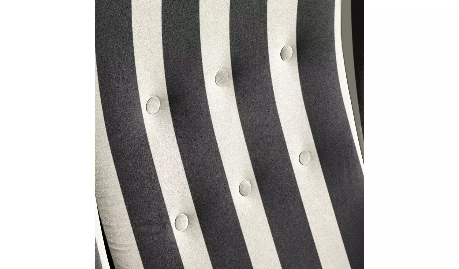 Habitat Callie Fabric Wingback Chair - Black & White