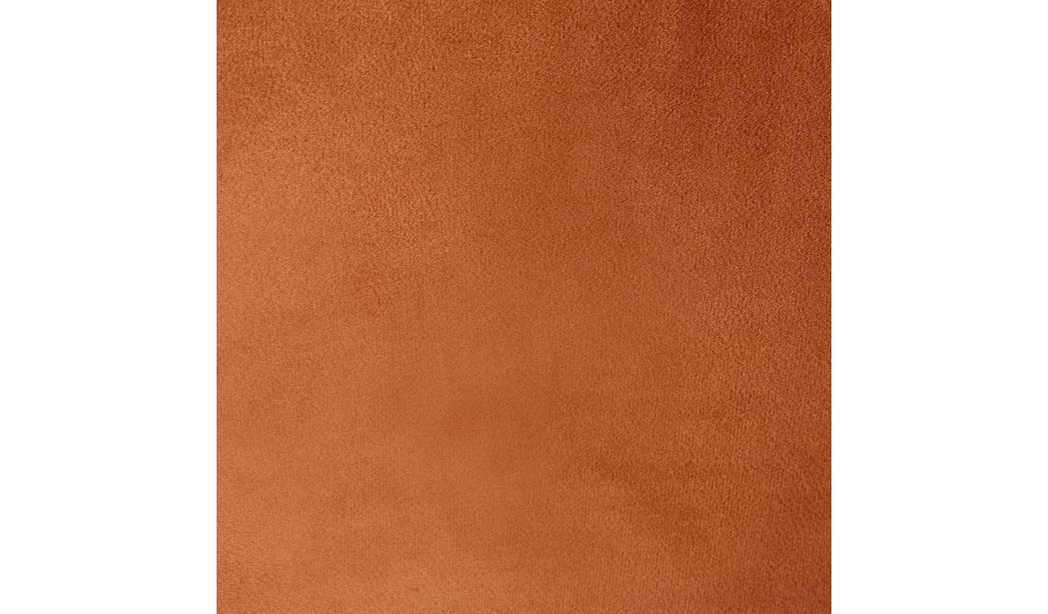 Argos Home Lazlo Velvet Chair - Orange