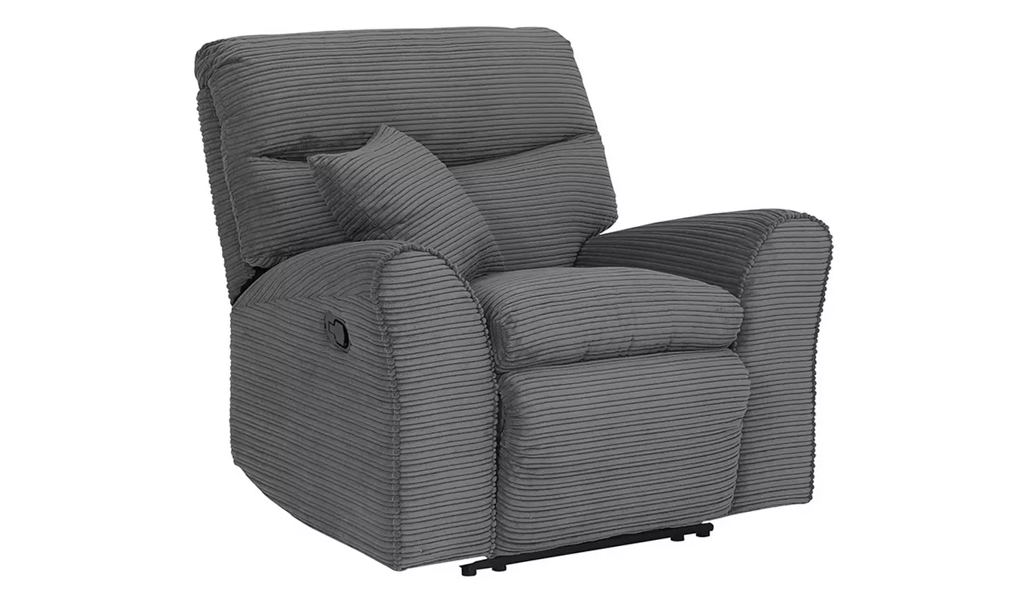 Argos Home Harry Fabric Recliner Chair - Light Grey