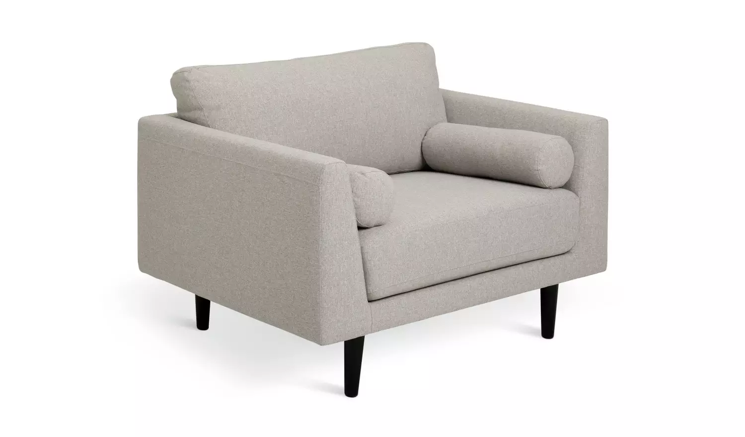 Habitat Jacob Fabric Cuddle Chair - Stone